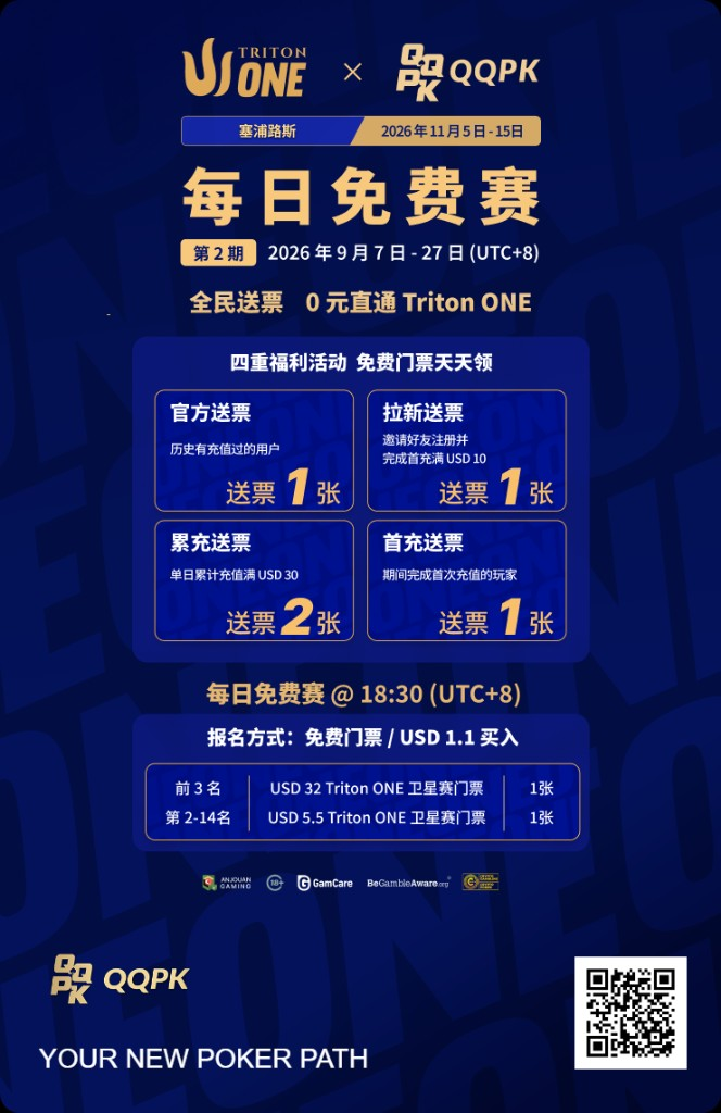 每日免费赛第 2 期|0 元直通 Triton ONE